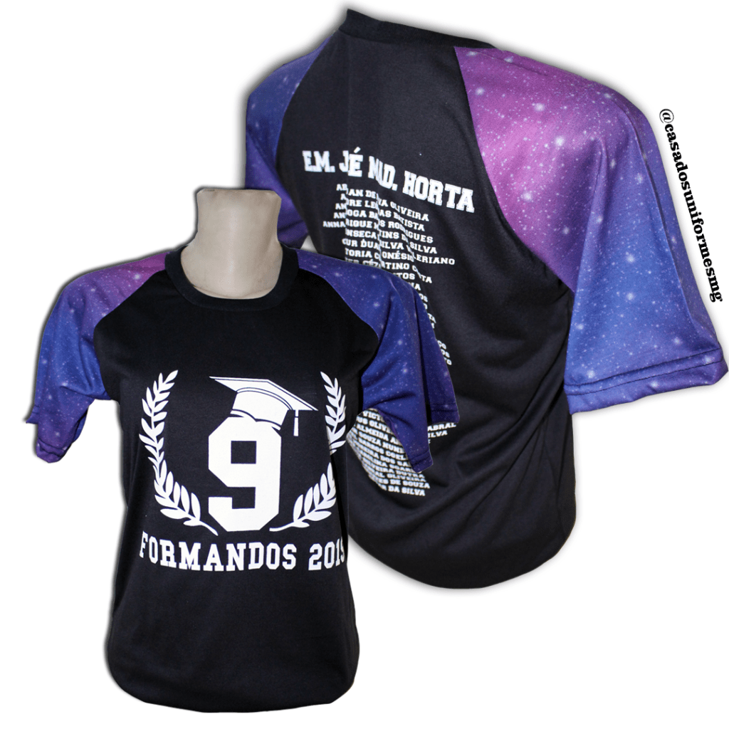 Camisa em PV anti-pilling silkada com manga sublimada