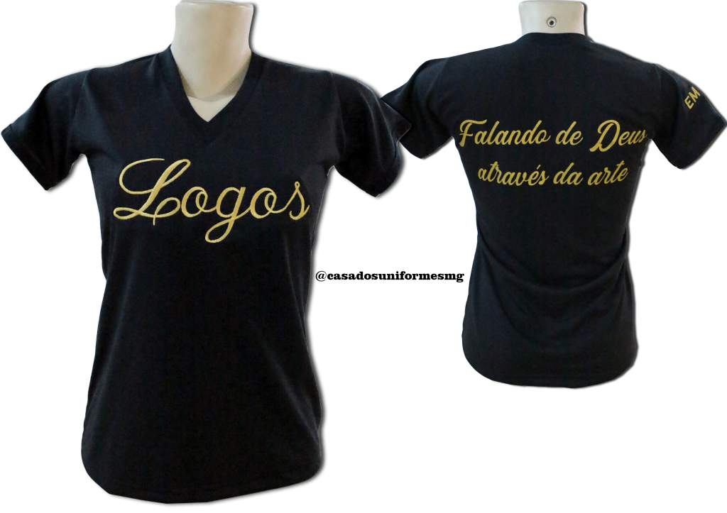 Camisa em PV antipilling bordada frente e costas