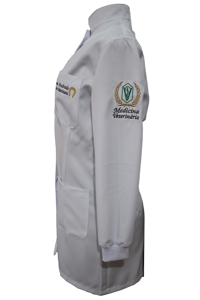 Jaleco branco medicina veterinária